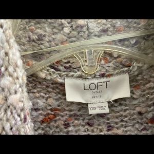Wool multi colors xxsp multi colors loft sleeveless Cardigan. Almost new